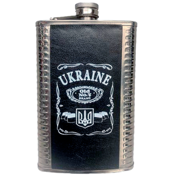 Фляга металлическая Ukraine Old No.7 Brand (283мл)  🇺🇦 WKL-018 WKL-018 фото