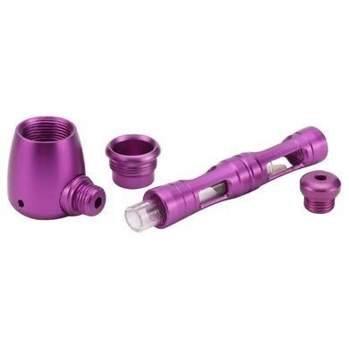 Металлическая курительная трубка с сетками в подарочной коробке 🎁 HL-554 purple HL-554 purple фото