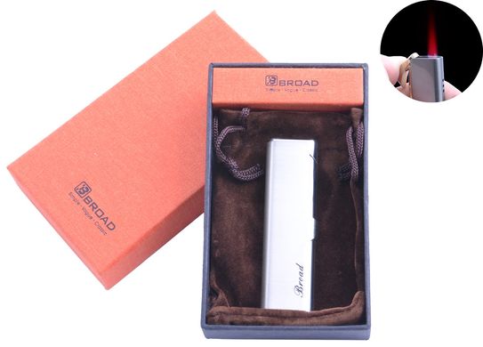Запальничка в подарунковій упаковці Broad (Турбо полум'я) XT-4679 Silver XT-4679-Silver фото