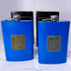 Фляга з нержавіючої сталі 9 oz (&asymp;270 мл) з гербом України, синя UKR-11 UKR-11 фото 1