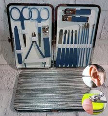 Маникюрный набор 18 инструментов для маникюра и педикюра 004-3 004-3 фото