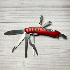 Складной туристический нож Traveler 12в1, 9.5см (144шт/ящ) №5011LG5 RED №5011LG5 RED фото