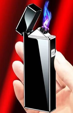 Електрична запальничка з подвійною дугою ⚡⚡HL-644 Black HL-644 Black фото