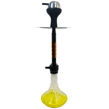 Кальян полный комплект HOOKAH (48 см) &mdash; Желтый / Лимонный H3205 H3205 Yellow / Black / Gold фото