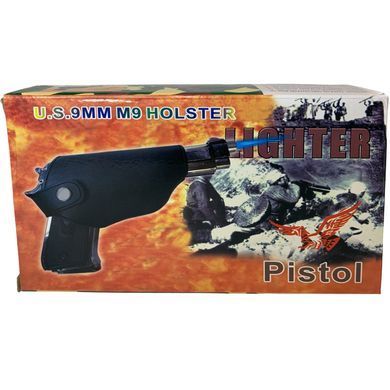 Газова запальничка "Пістолет M9" з кобурою HL-625 Black HL-625 Black фото