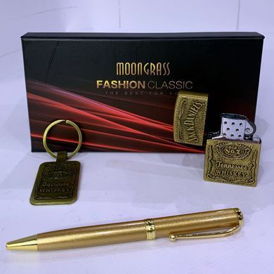 Подарунковий набір MoonGrass Fashion Classic Jack Daniel&rsquo;s ST-5808 Gold ST-5808 Gold фото