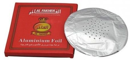 Фольга для кальяна круглая Al Fakher (50 листов с дырками) X9 X9 фото