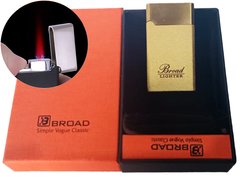 Зажигалка газовая в подарочной упаковке Broad (Турбо пламя) XT-4976 Gold XT-4976-Gold фото