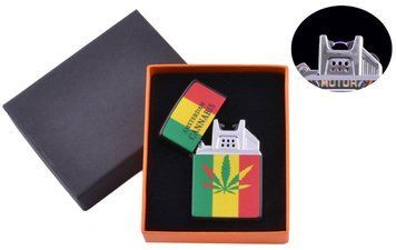 USB зажигалка Cannabis (Электроимпульсная) №4776B-4 4776B-4 фото