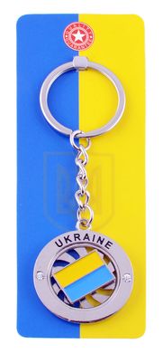 Брелок крутящийся Флаг Ukraine 🇺🇦 UK-102A UK-102A фото