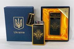 Запальничка в подарунковій упаковці🎁 Україна (Гостре полум'я🚀) HL-124-4 HL-124-4 фото