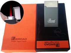 Зажигалка газовая в подарочной упаковке Broad (Турбо пламя) XT-4976 Gray XT-4976-Gray фото