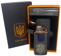 Электрическая и газовая зажигалка Украина ВСУ (с USB-зарядкой⚡️) HL-434 Black-ice HL-434-Black-ice фото