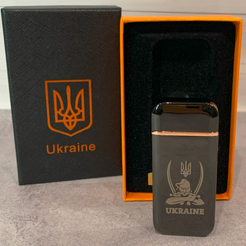 Дуговая электроимпульсная USB зажигалка ⚡️Украина (индикатор заряда🔋) HL-441 Black HL-441-black фото