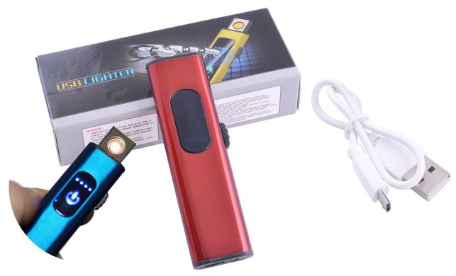 USB запальничка в подарунковій упаковці Lighter (Спіраль розжарювання) HL-59 Red HL-59 Red фото