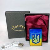 Електрична запальничка USB з патріотичним дизайном "LIGHTER High-Grade"⚡ HL-477-1 HL-477-1-3 фото