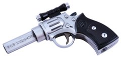 Газова запальничка Пістолет Револьвер з лазером (Гостре полум'я) №4428 460328226 фото