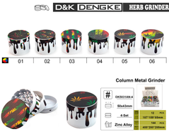 Гриндер D&K "CANNABIS" ☘️ (четыре секции), 5,0см*4,3см DK-5031-AN4 DK-5031-AN4 фото