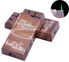 Запальничка кишенькова Шоколад Love (звичайне полум'я) №2376-1 460328000 фото