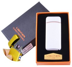 Електроімпульсна запальничка в подарунковій коробці Lighter HL-109 White HL-109-White фото