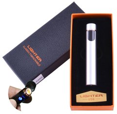 USB зажигалка в подарочной упаковке Lighter (Спираль накаливания) XT-4980 Silver XT-4980-Silver фото