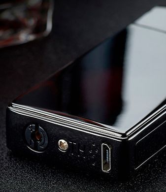 USB - Газовая Зажигалка (Острое пламя + спираль накаливания) индикатор заряда HL-250 Black ice HL-250-Black-ice фото