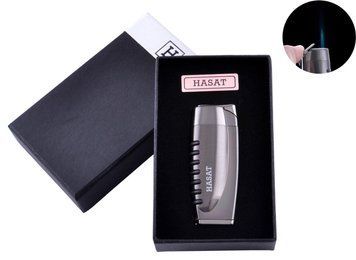 Зажигалка в подарочной коробке HASAT (Острое пламя) №4311 Black №4311 Black фото