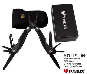 Мультиінструмент Мультитул Traveler 16см (72шт/ящ) MT841F-1-8G MT841F-1 фото