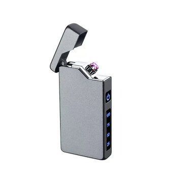 Электрическая USB-зажигалка с двойной дугой ⚡⚡HL-645 Gray HL-645 Gray фото