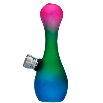 Стеклянный мини-бонг &laquo;Neon Wave&raquo; (12 см) K-43 K-43 фото