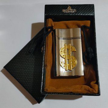 💰 Зажигалка с объёмным золотым символом доллара ($) D637 D637 фото