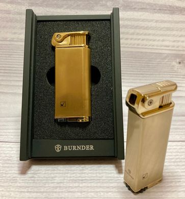 Запальничка в подарунковій упаковці (Звичайне полум'я) BR-215 / D-16 Gold