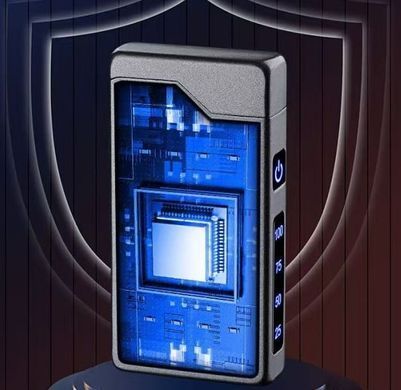 Електрична USB-запальничка з подвійною дугою ⚡⚡HL-645 Gray HL-645 Gray фото