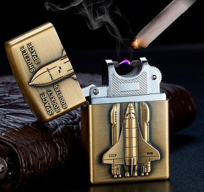 Электроимпульсная зажигалка в подарочной упаковке Авианосец (USB) XT-4886-1 XT-4886-1 фото