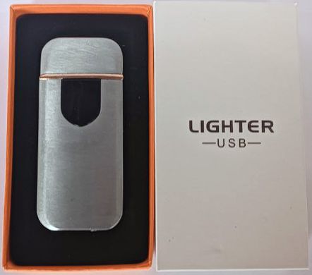 Сенсорная USB Зажигалка ⚡️ (спираль накаливания) USB LIGHTER HL-519 Silver HL-519-Silver фото