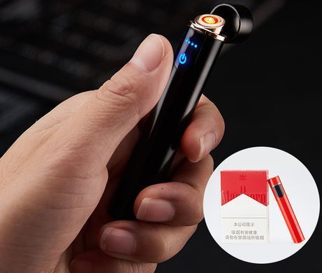 USB зажигалка в подарочной упаковке Lighter (Спираль накаливания) XT-4980 Silver XT-4980-Silver фото