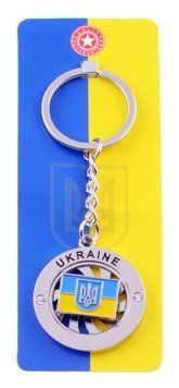 Брелок крутящийся Флаг c Гербом Ukraine 🇺🇦 UK-102C UK-102C фото