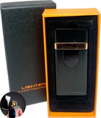 Электрическая зажигалка сенсорная с USB-зарядкой и подсветкой⚡️ HL-511 Black HL-511 Black фото