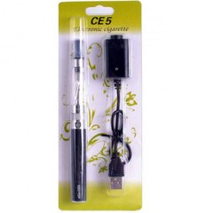 Електронна сигарета CE5 🔋900 mAh (блістерна упаковка) 609-23 чорна 609-23 чорна фото