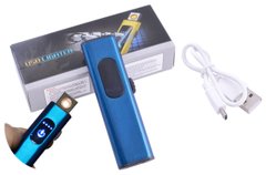 USB запальничка в подарунковій упаковці Lighter (Спіраль розжарювання) HL-59 Blue HL-59 Blue фото