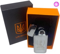 Дуговая электроимпульсная USB зажигалка ⚡️Украина (индикатор заряда🔋) HL-441 Silver HL-441-Silver фото
