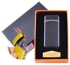 Електроімпульсна запальничка в подарунковій коробці Lighter HL-109 Black HL-109-Black фото