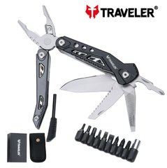 Многофункциональный нож (Мультитул) Traveler (60шт/ящ) MQ-034 Black MQ-034-Black фото