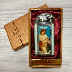 Запальничка подарункова Дівчина (блимає, турбо полум'я) FASHION D39-3 D39-3 фото