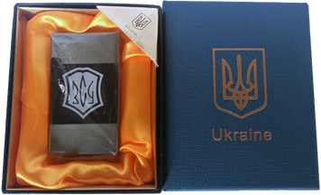 Газова запальничка Україна ЗСУ  (Подарункова коробка🎁, турбо полум'я 🚀) HL-393-1-1 HL-393-1-1 фото