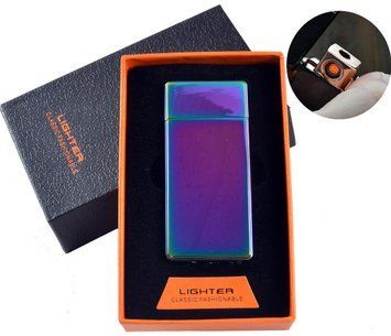 USB - Газовая Зажигалка (Острое пламя + спираль накаливания) индикатор заряда HL-250 Colored ice HL-250-Colored-ice фото