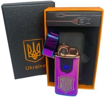 Электрическая и газовая зажигалка Украина ВСУ (с USB-зарядкой⚡️) HL-434 Colorful-ice HL-434-Colorful-ice фото