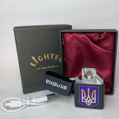 Електрична USB-запальничка "Герб України" ⚡ HL-478-1 HL-478-1 фото