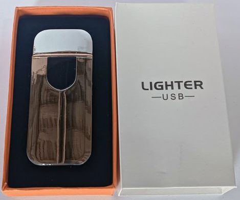 Сенсорна USB Запальничка ⚡️ (спіраль розжарювання) USB LIGHTER HL-520 Silver HL-520-Silver фото