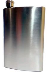 Фляга з нержавіючої сталі під гравіювання (Чиста), 265мл D410 D410 фото